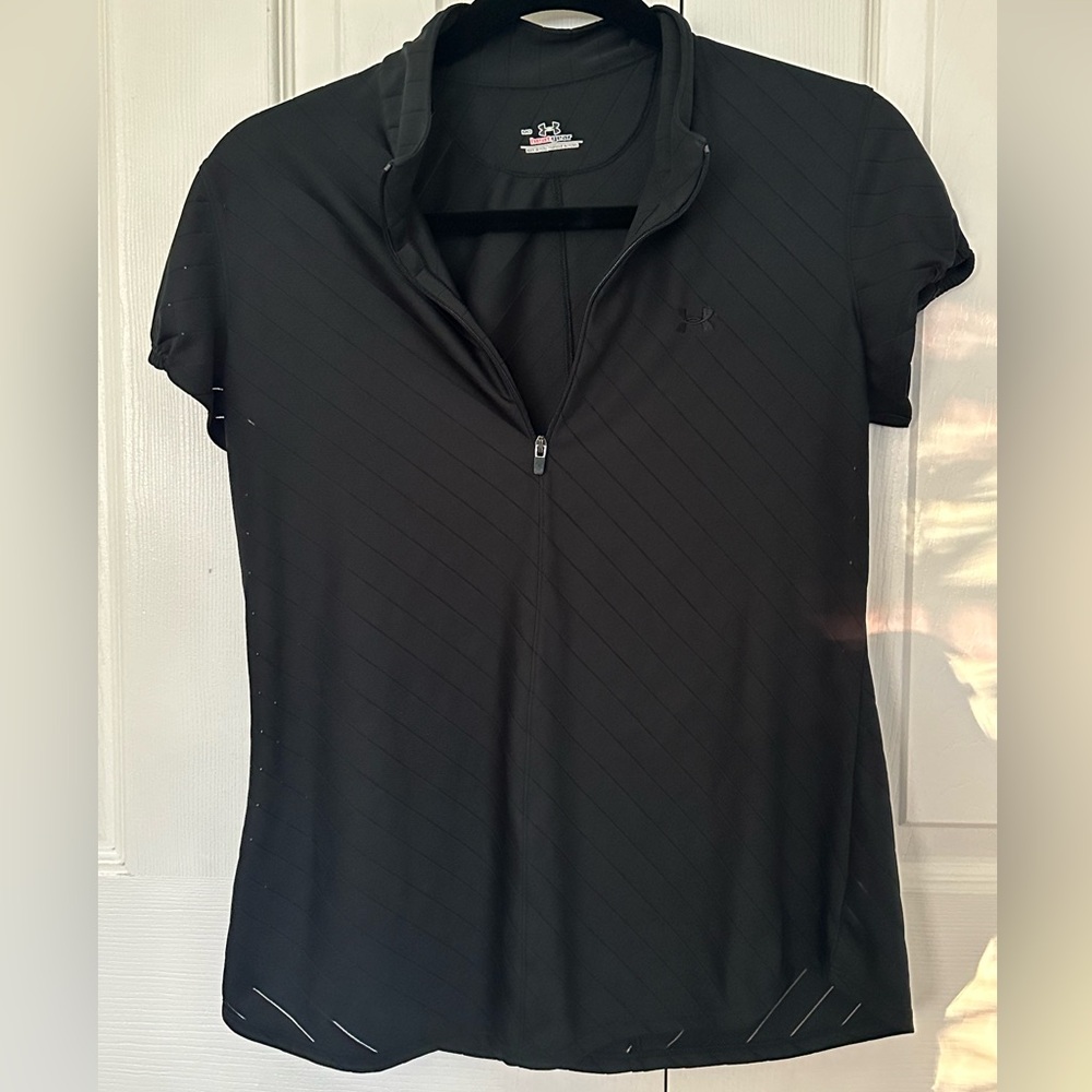 Under Armour Women's Black Zip-Up Top
